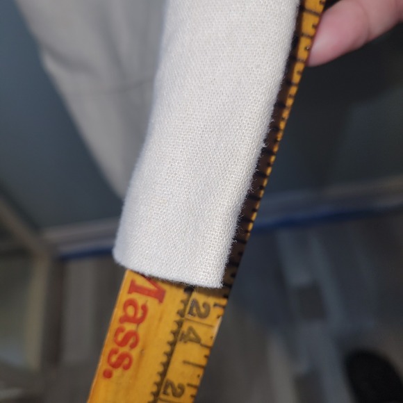 Joie Wide Leg Pants Womens XL Linen Blend Palazzo Belted Solid Khaki Coastal - Picture 10 of 11